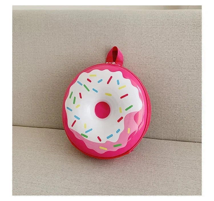 Kids Bag Children's Schoolbag Cartoon Backpack Kindergarten Kids Doughnut Rainbow