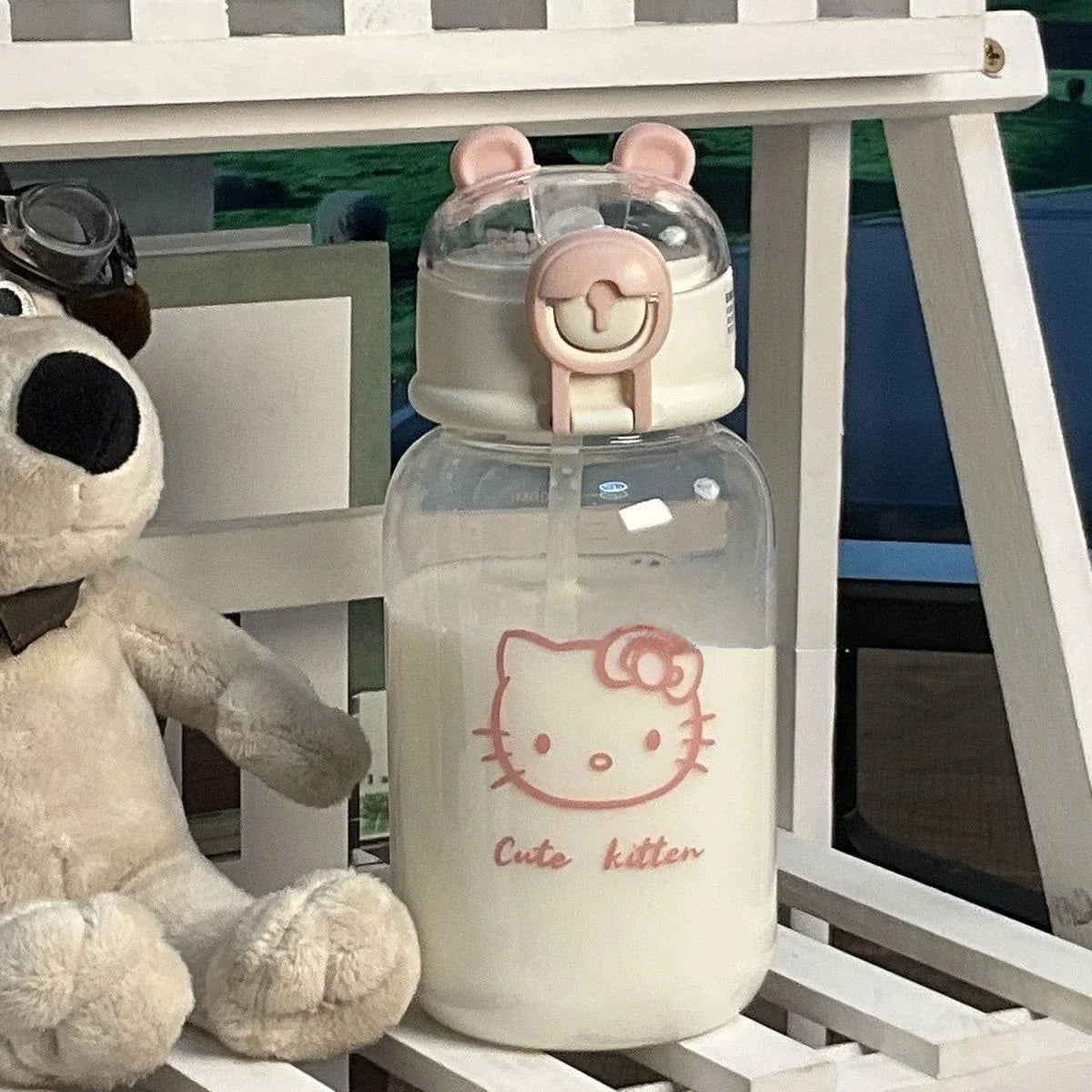 Sanrio Transparent Straw Cup