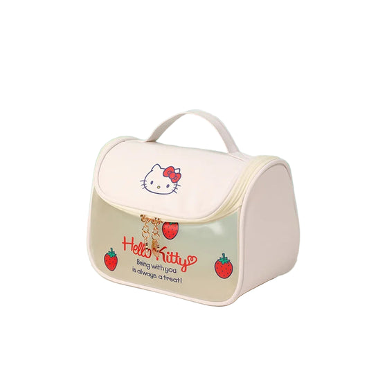 Sanrio Hello Kitty Zipper Makeup Waterproof Portable Millennium Girls Wash