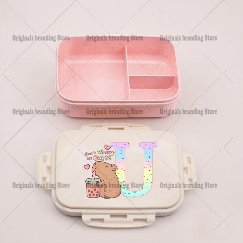 Capybara Bento Lunch Box Food Storage Containers