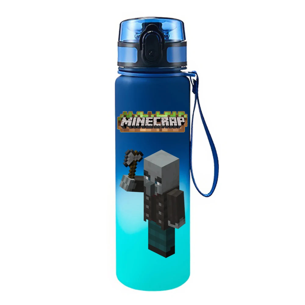 650ML Game Pixel Style Water Cup Drinking Outdoor Water Bottle