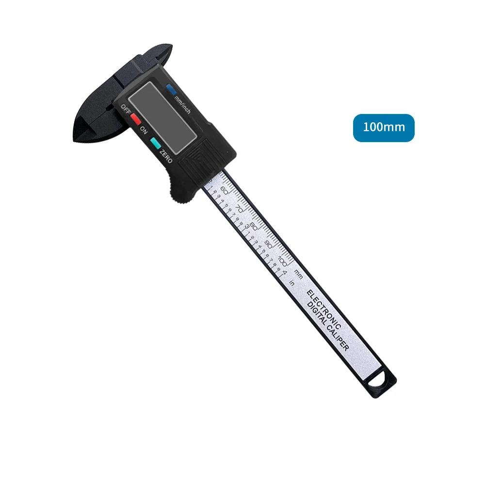 Electronic Digital Caliper Carbon Fiber Dial Vernier Caliper Gauge Micrometer Measuring Tool