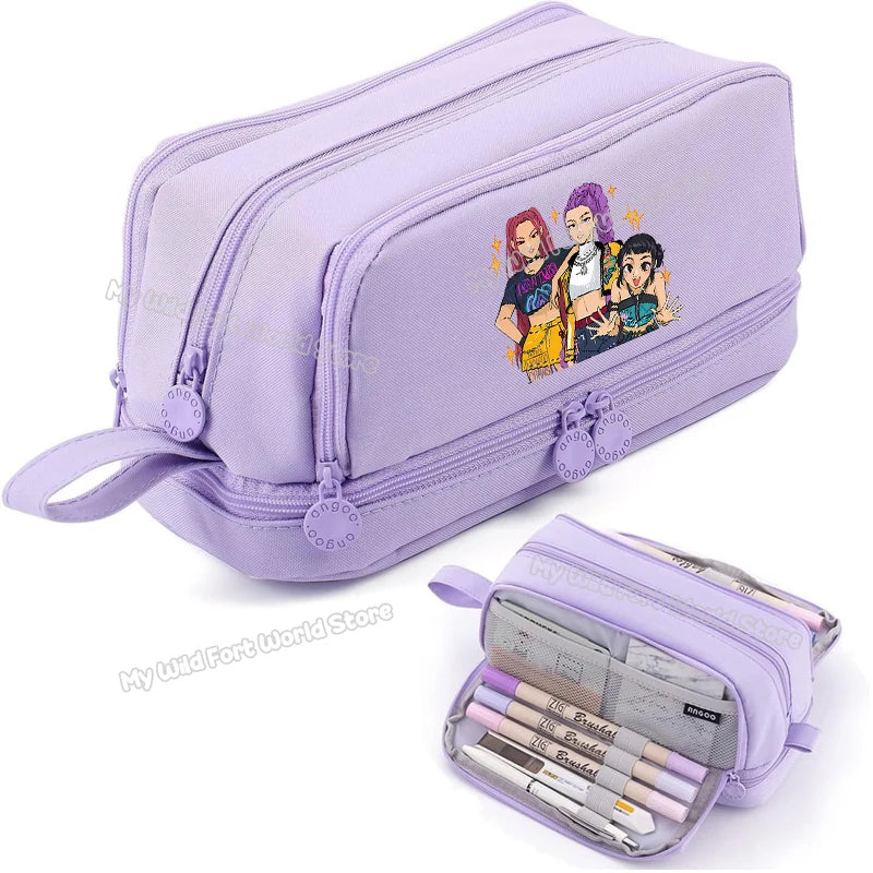 K-pop Demon Hunters High-capacity Pencil Bag