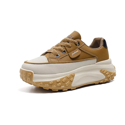 Fashion Mixed Colors Women's Vulcanize Shoes Thick-Soled Breathable Casual Shoes