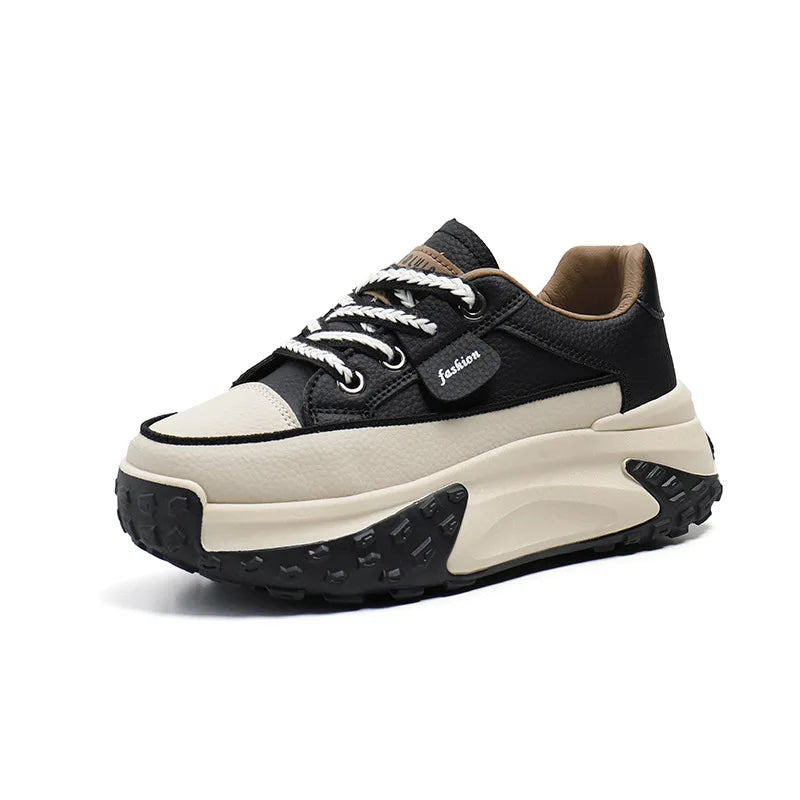 Fashion Mixed Colors Women's Vulcanize Shoes Thick-Soled Breathable Casual Shoes