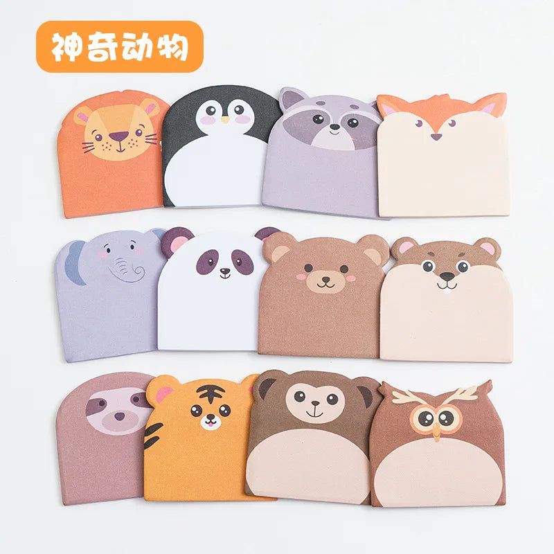 Sticky Note Paper Cartoon Pocket Writing Pad