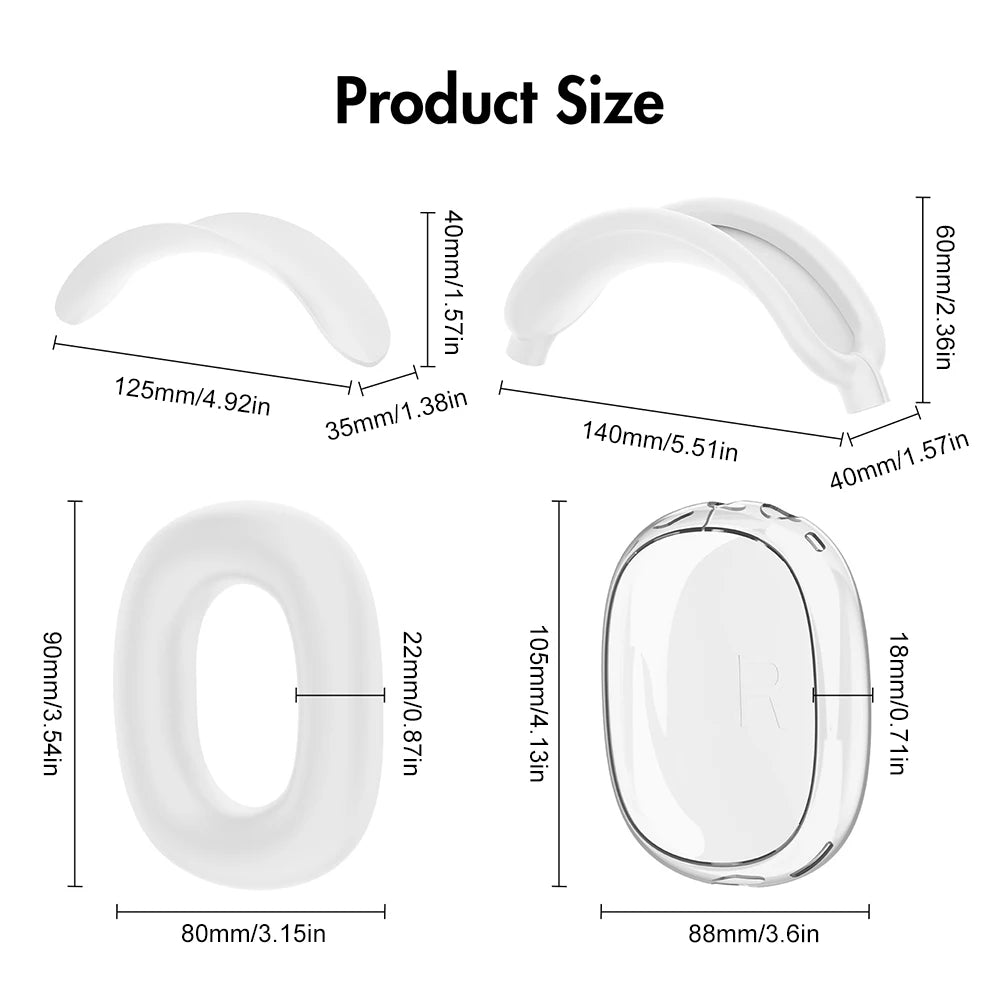 Shockproof Ear Pad Ear Cups Headband Cover Ear Cushion Airmax