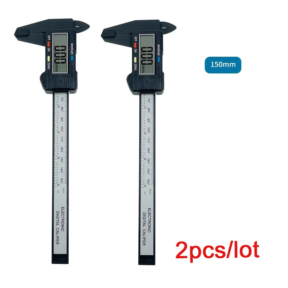 Electronic Digital Caliper Carbon Fiber Dial Vernier Caliper Gauge Micrometer Measuring Tool