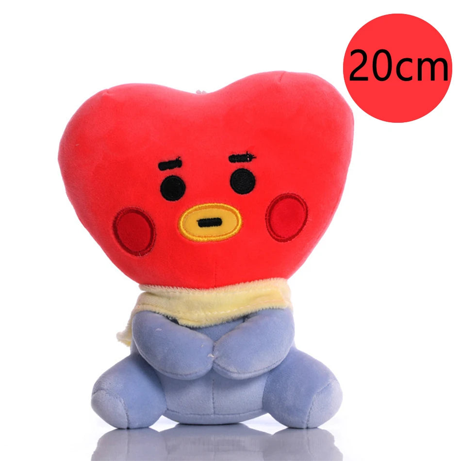 BTed 21Plush Toys Kawaii Mini Keychain Anime Pendant Ornament Bt
