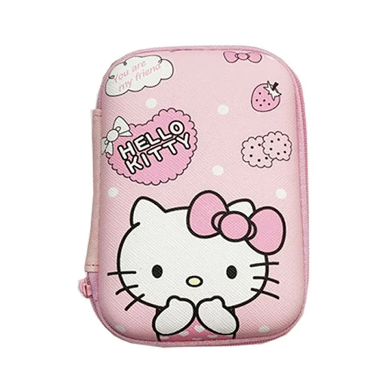 Kawaii Hello Kittys Data Cable Charger Sorting Storage Bag