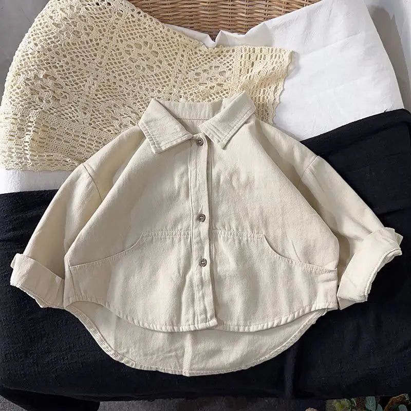 Korean boys' shirt long sleeved spring and autumn