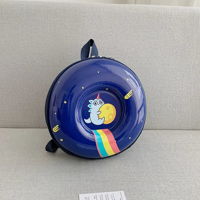 Kids Bag Children's Schoolbag Cartoon Backpack Kindergarten Kids Doughnut Rainbow