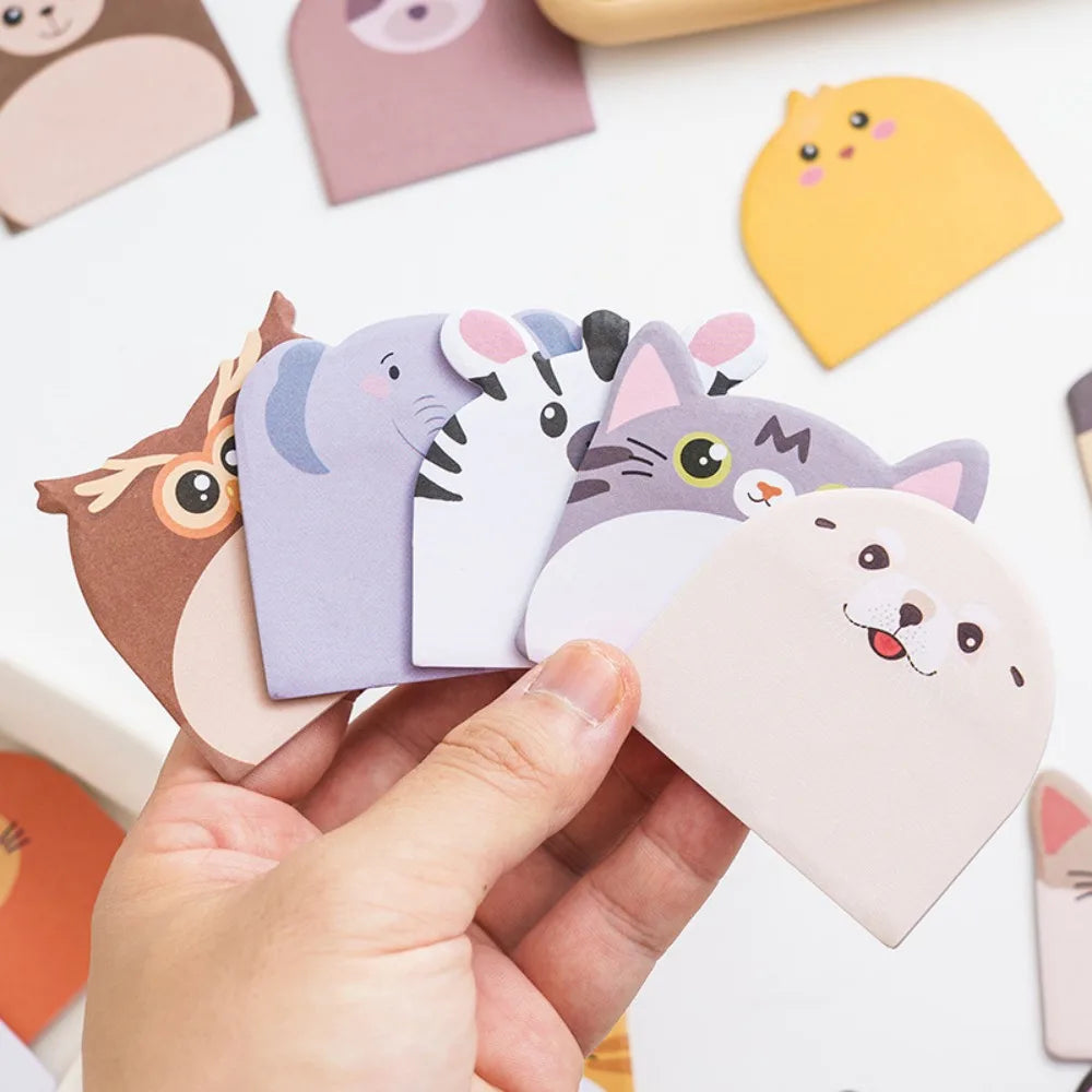 Sticky Note Paper Cartoon Pocket Writing Pad