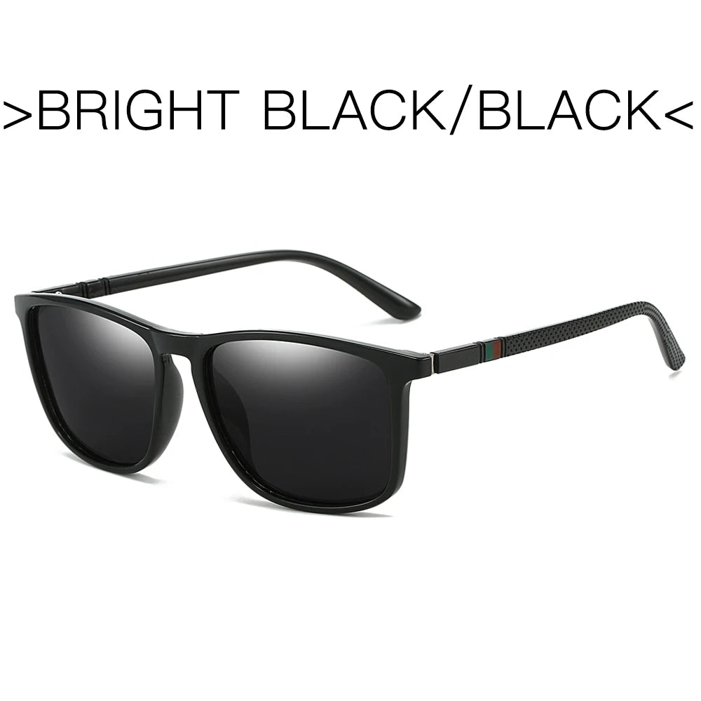 Sports Sunglasses for Men Polarized Comfortable Wear Square Sun Glasses