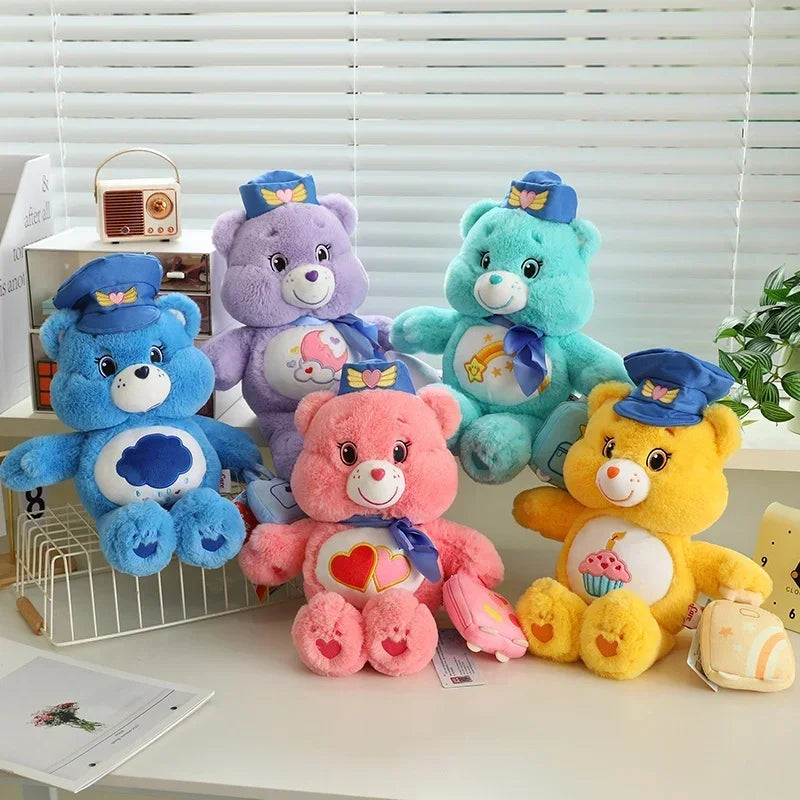 Original Care Bear Anime Plush Toys Aviation Series Bear Stuffed Doll