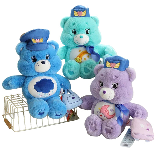 Original Care Bear Anime Plush Toys Aviation Series Bear Stuffed Doll