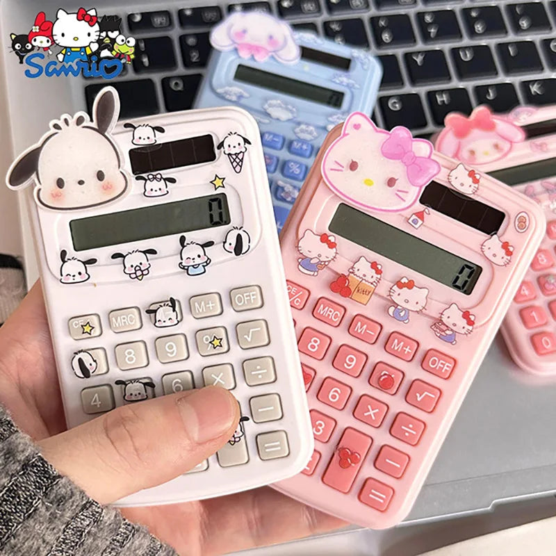 Sanrio Mini Electronic Calculator 8 Digit Calculator