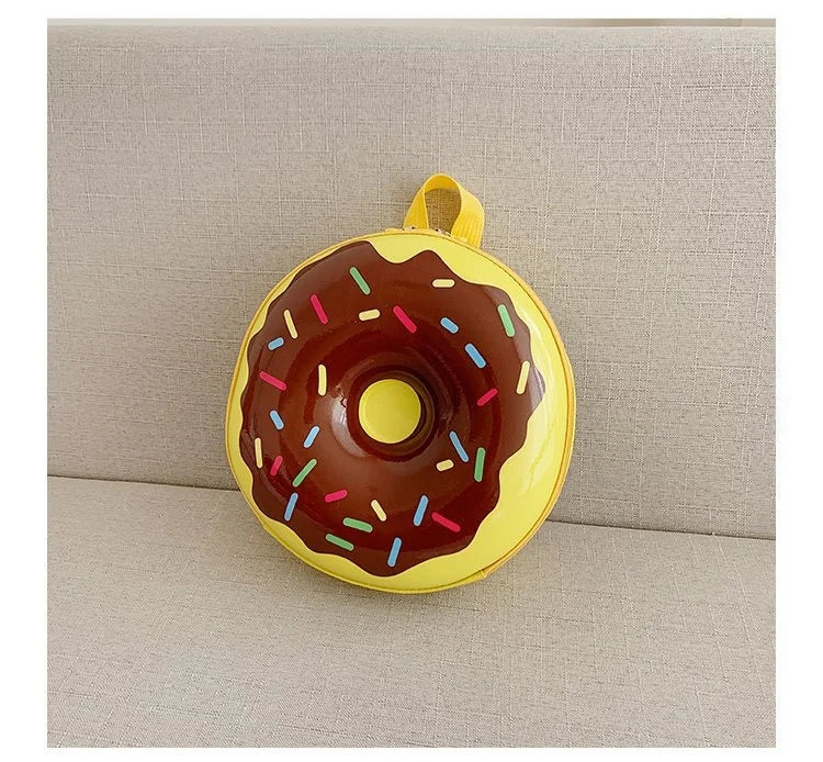 Kids Bag Children's Schoolbag Cartoon Backpack Kindergarten Kids Doughnut Rainbow