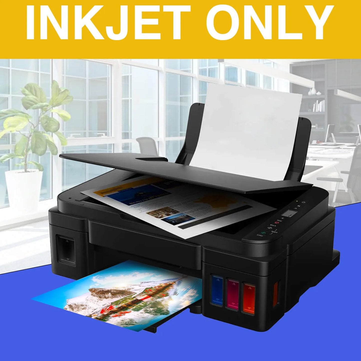 Printable Magnetic Sheets 13.5mil Thickness for Inkjet Printers