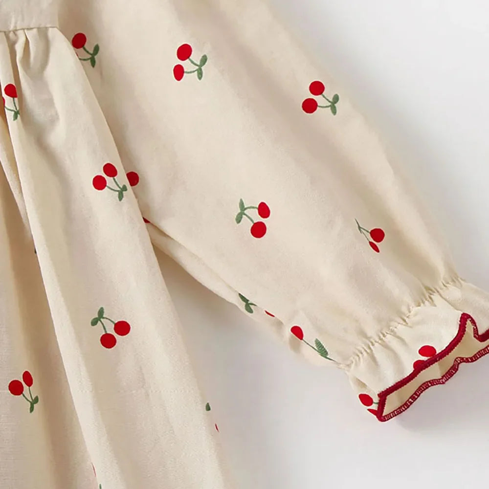 Baby Girls Clothes Full of Cherry with Hat