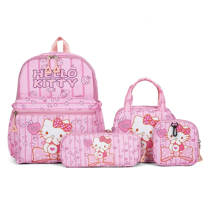 Backpack, Pencil Case, Shoulder Bag, Wallet Set, Casual Outdoor Daypack