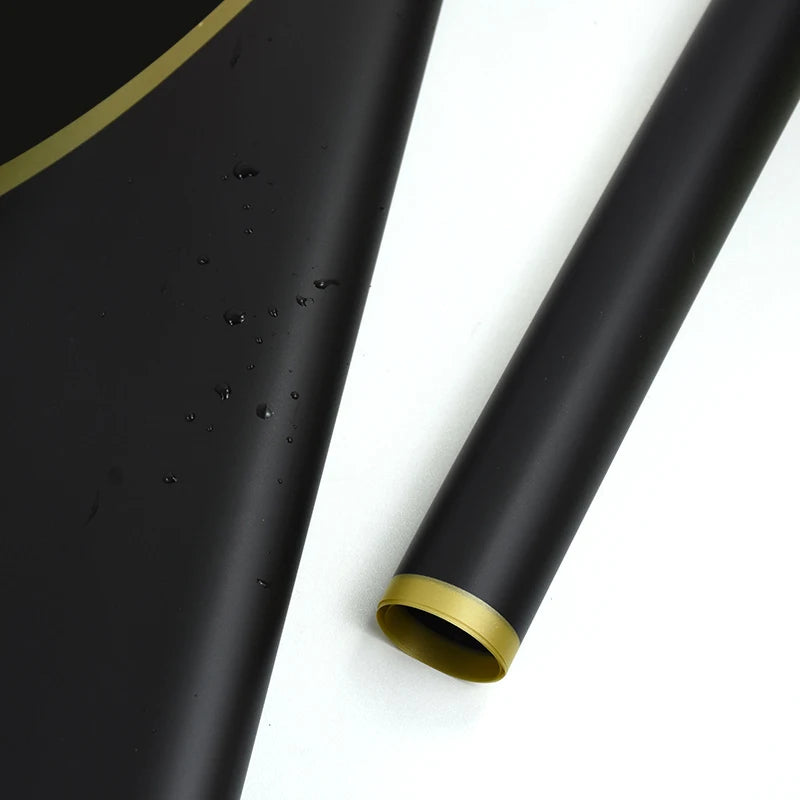 Golden Edge Flower Wrapping Paper Waterproof Bouquet Gift Packaging Decoration Supplies