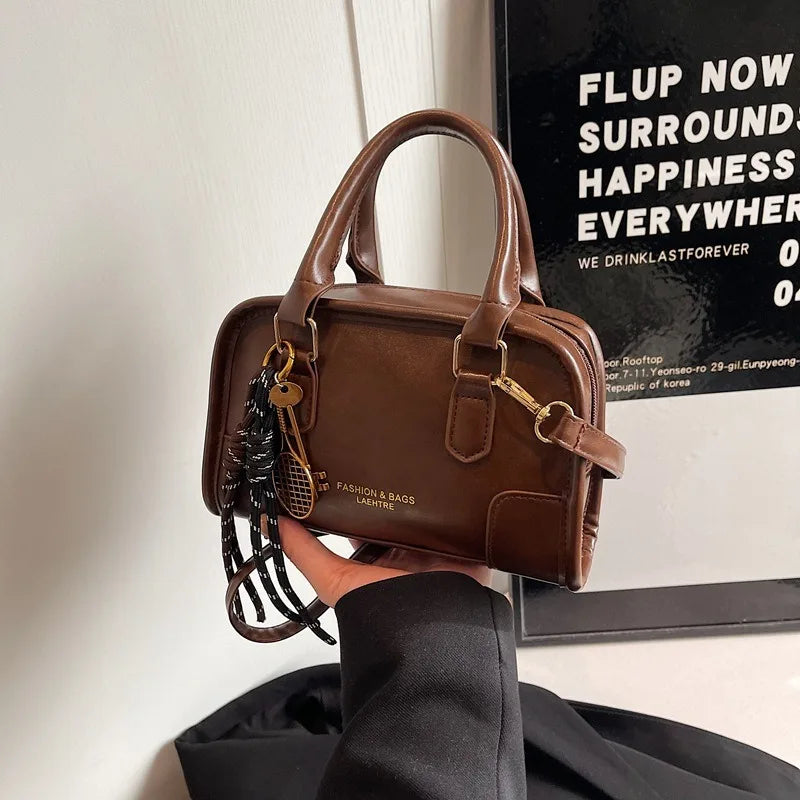 Small Bag Women with New Retro Fashion Single Shoulder Crossbody Bag Pillow Handbag
