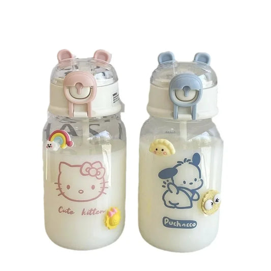 Sanrio Transparent Straw Cup