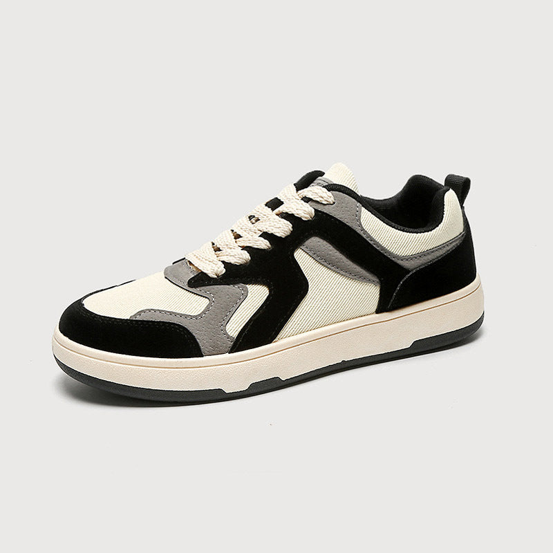 Niche Design Cow Small White Shoes
