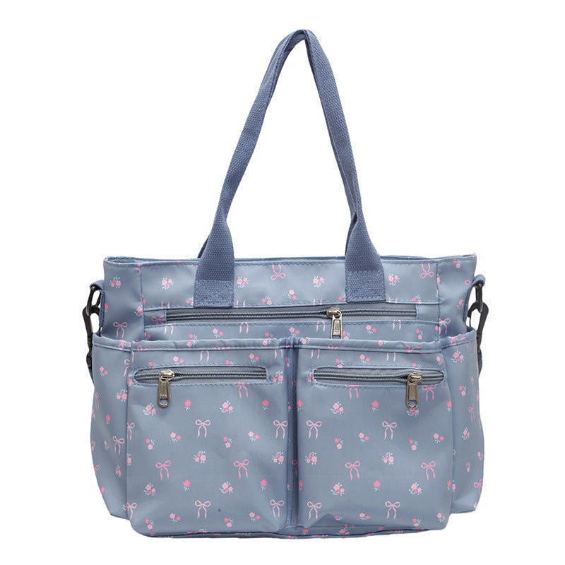 Retro Large Capacity Printed Tote Bag