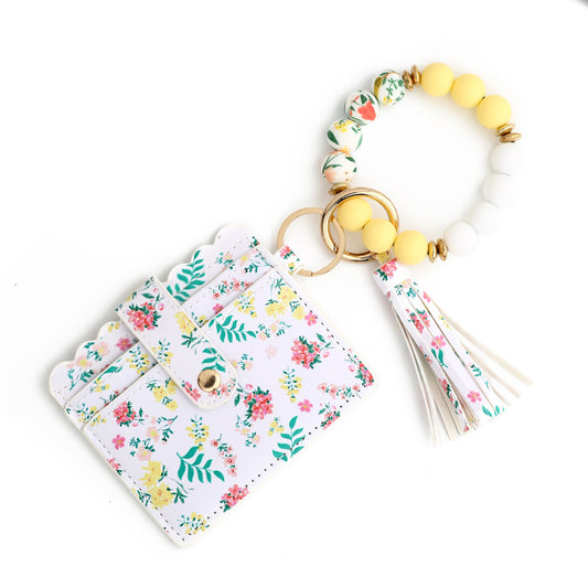 Love Polyurethane Card Holder Silica Gel Key Chain