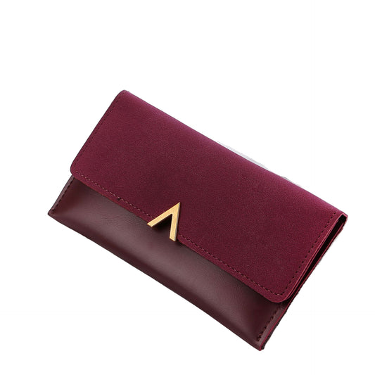 Frosted Color Matching 30 Off Long Ladies Wallet