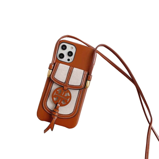 Phone Case Tote Bag Leather Diagonal Card