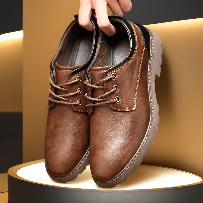Korean Fashion Men's Retro Low-top Shoes