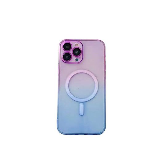 Hot Gradient Two-color Magnetic Phone Case Lens Protector Protective Case