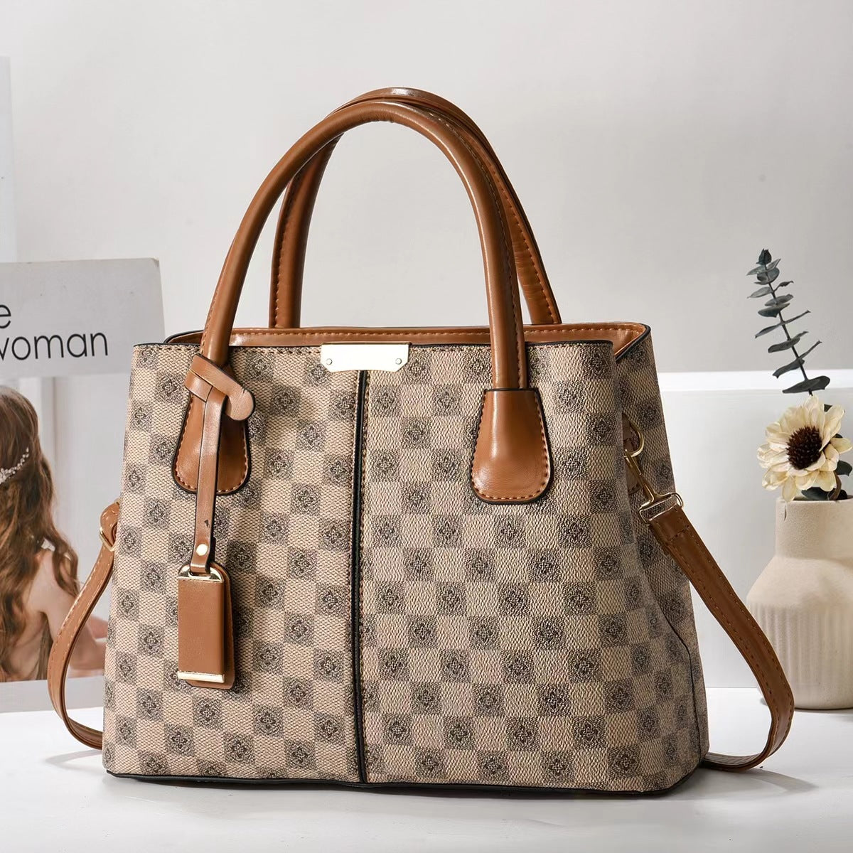 Tote Portable Shoulder Crossbody Mother High Sense