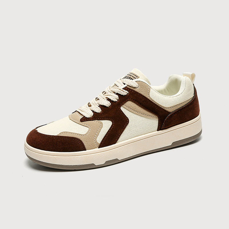 Niche Design Cow Small White Shoes