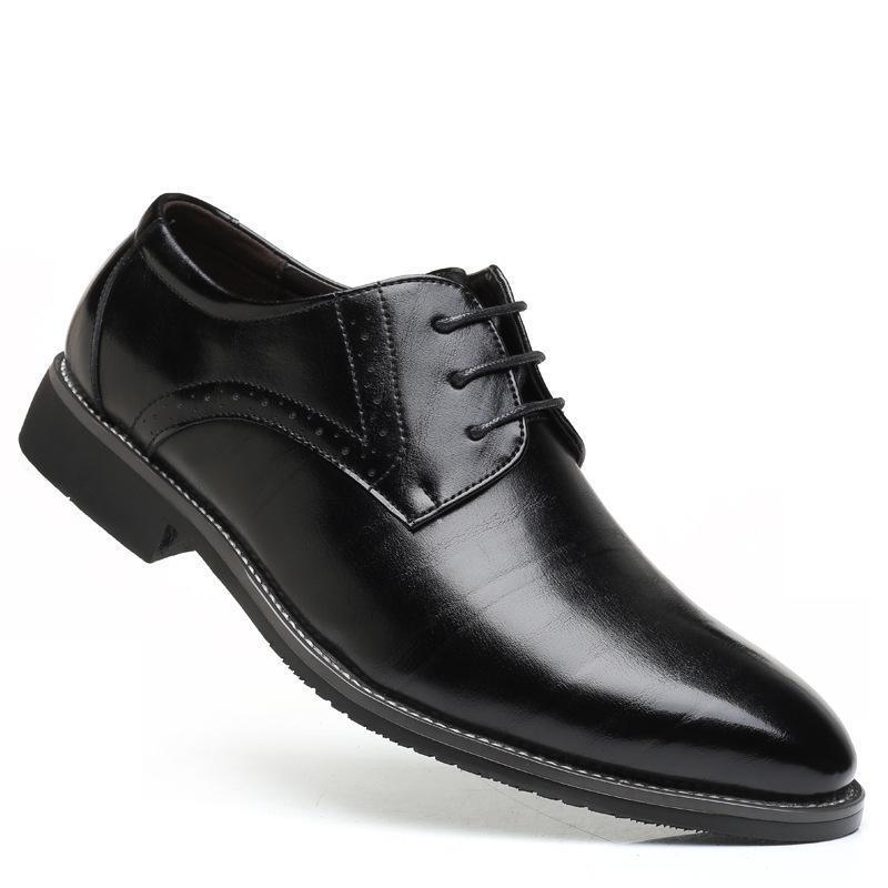 British Plus Size Men's Leather Shoes