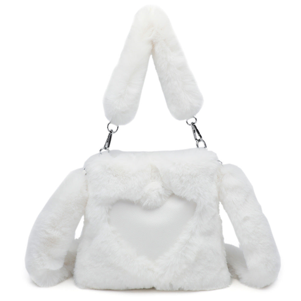 Women Fluffy Shoulder Bag Top-handle