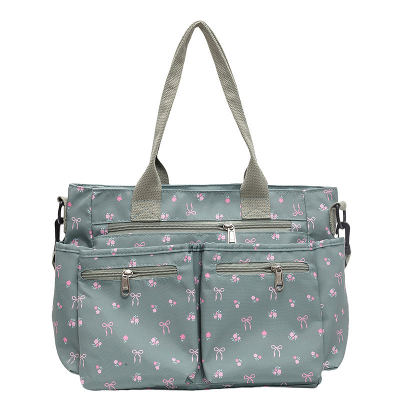 Retro Large Capacity Printed Tote Bag