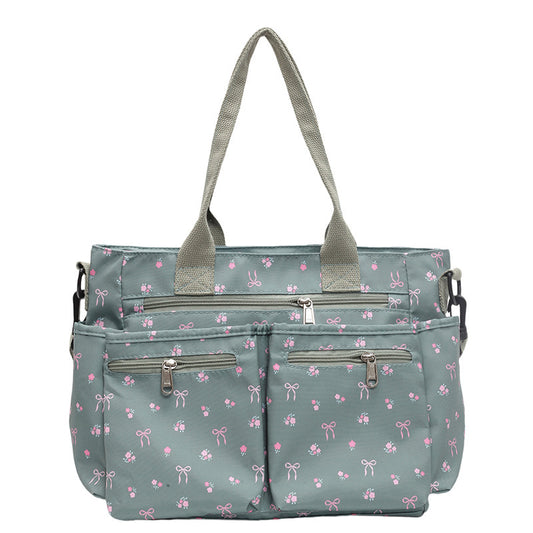 Retro Large Capacity Printed Tote Bag
