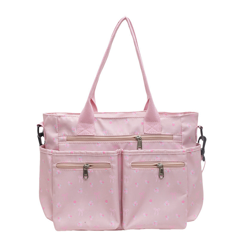 Retro Large Capacity Printed Tote Bag