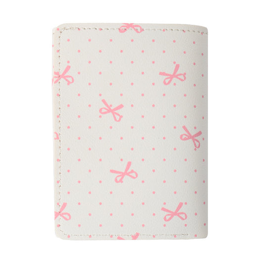 Butterfly-patterned Short Style Three-fold Wallet Multifunction