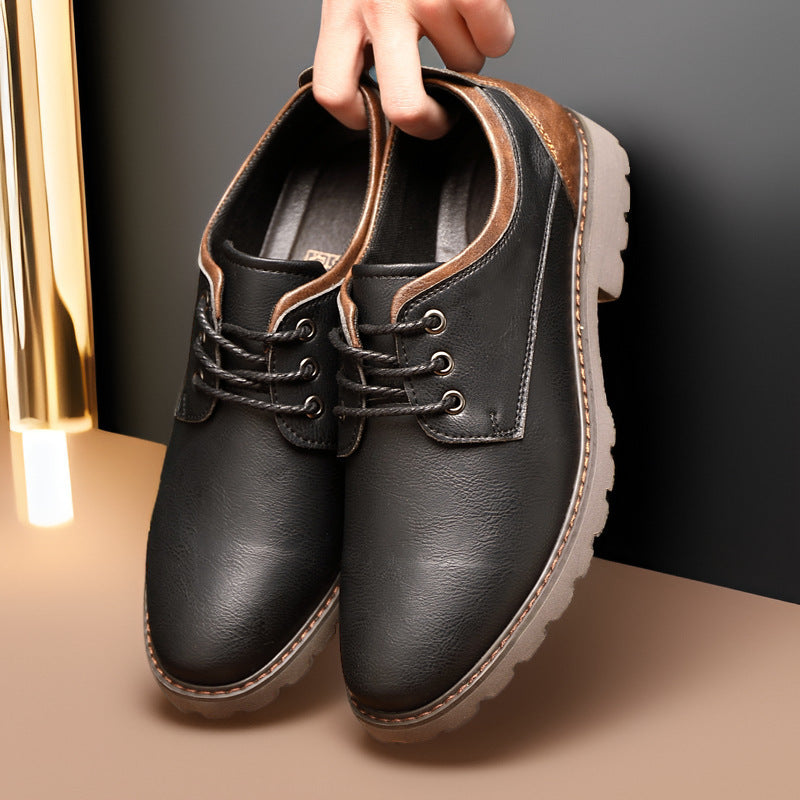 Korean Fashion Men's Retro Low-top Shoes