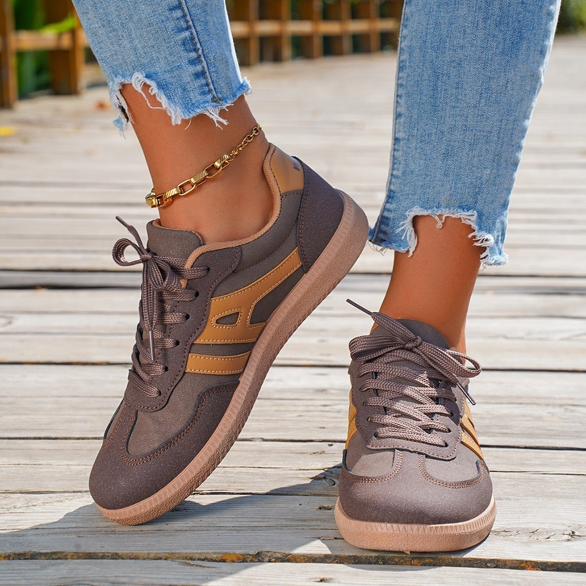 Retro Color Training Shoes Sneaker