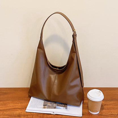 Retro Textured Shoulder Bag