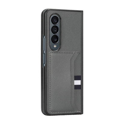 Simple Card-inserting Litchi Pattern Phone Case