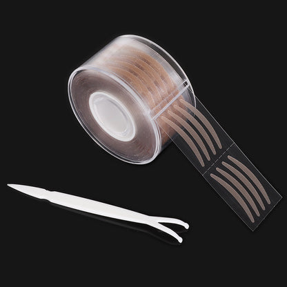 Clear Beige Stripe Big Eyes Decoration Invisible Strong Adhesive Double Fold Eyelid Sticker