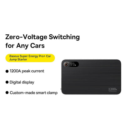Baseus Super Energy Pro+ 1200A Car Jump Starter Black