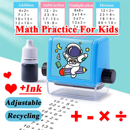 Math Roller Stamp Practice Digital Type Mathematical Operation